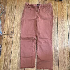 NYDJ Terracotta Straight-Leg Jeans